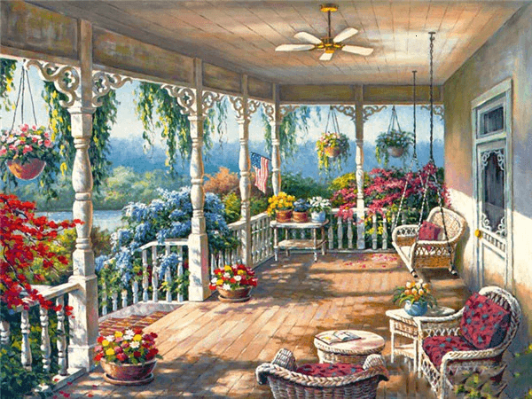 Wonderful Terrace Flower and Plants