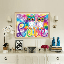 Load image into Gallery viewer, Diamond Painting Cute Couple Owls