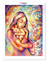Load image into Gallery viewer, Mother and Child - Diamond Painting FULL