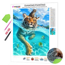 Load image into Gallery viewer, Cat In The Water