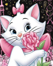 Load image into Gallery viewer, Cute Cartoon Cat With Flower