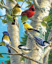 Load image into Gallery viewer, Birds On Tree