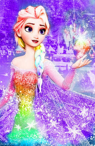 Elsa Frozen purple
