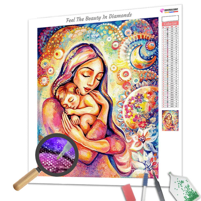 Mother and Child - Diamond Painting FULL