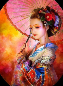 Traditional Japanese Woman