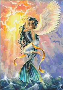 Mermaid Princess and Angel Man