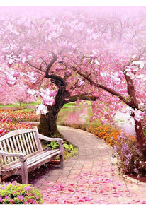 Cherry Blossom and Landscape