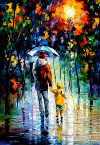 Rainy Walk With Daddy