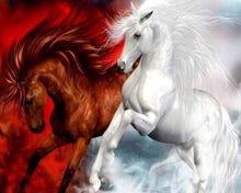 Load image into Gallery viewer, RED WHITE HORSE